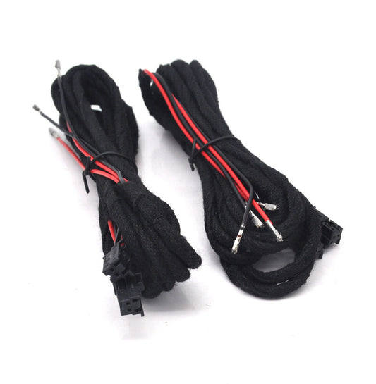 ya 5 8.7 4x Retrofit Door light Cable step courtesy for Mercedes W205 C W212 W213 E GLC