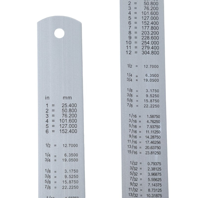 ya 14 6in & 12in Straight Edges Ruler Stainless Steel Ruler for DIY Projects Crafting