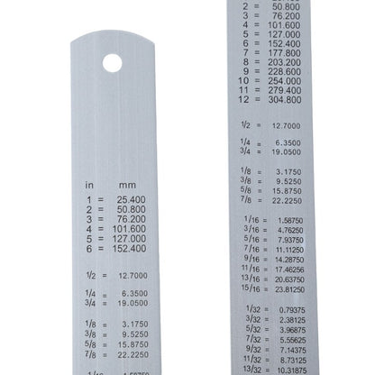 ya 14 6in & 12in Straight Edges Ruler Stainless Steel Ruler for DIY Projects Crafting