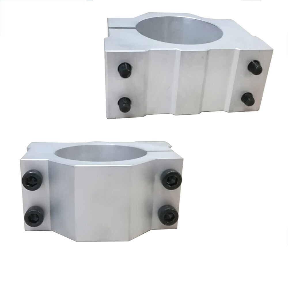 CNC Engraving Machine Spindle Motor Mount Bracket Aluminum Fixed Support 52/54MM