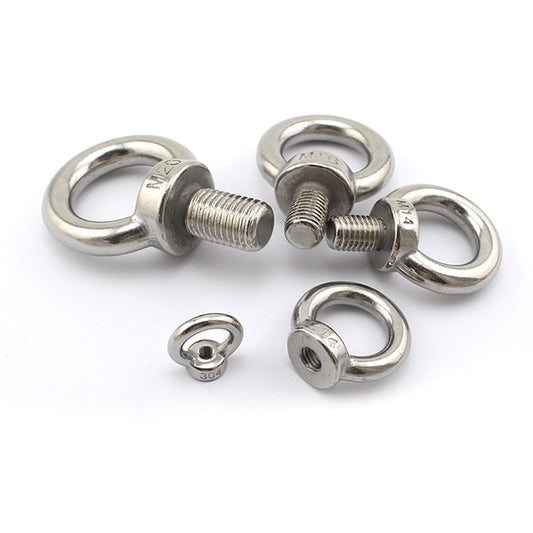 304SS M3 M4 M5 M6 M8 M10 M12 M16 Shoulder Pattern Machinery LIFTING EYE BOLT NUT