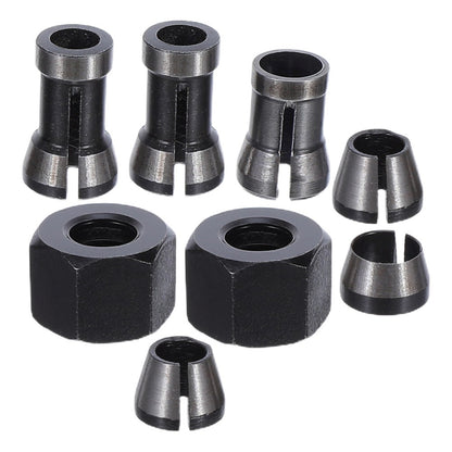 ya 14 8 Pcs Trimming Machine Chuck Collet Router Milling Tools Adaptor