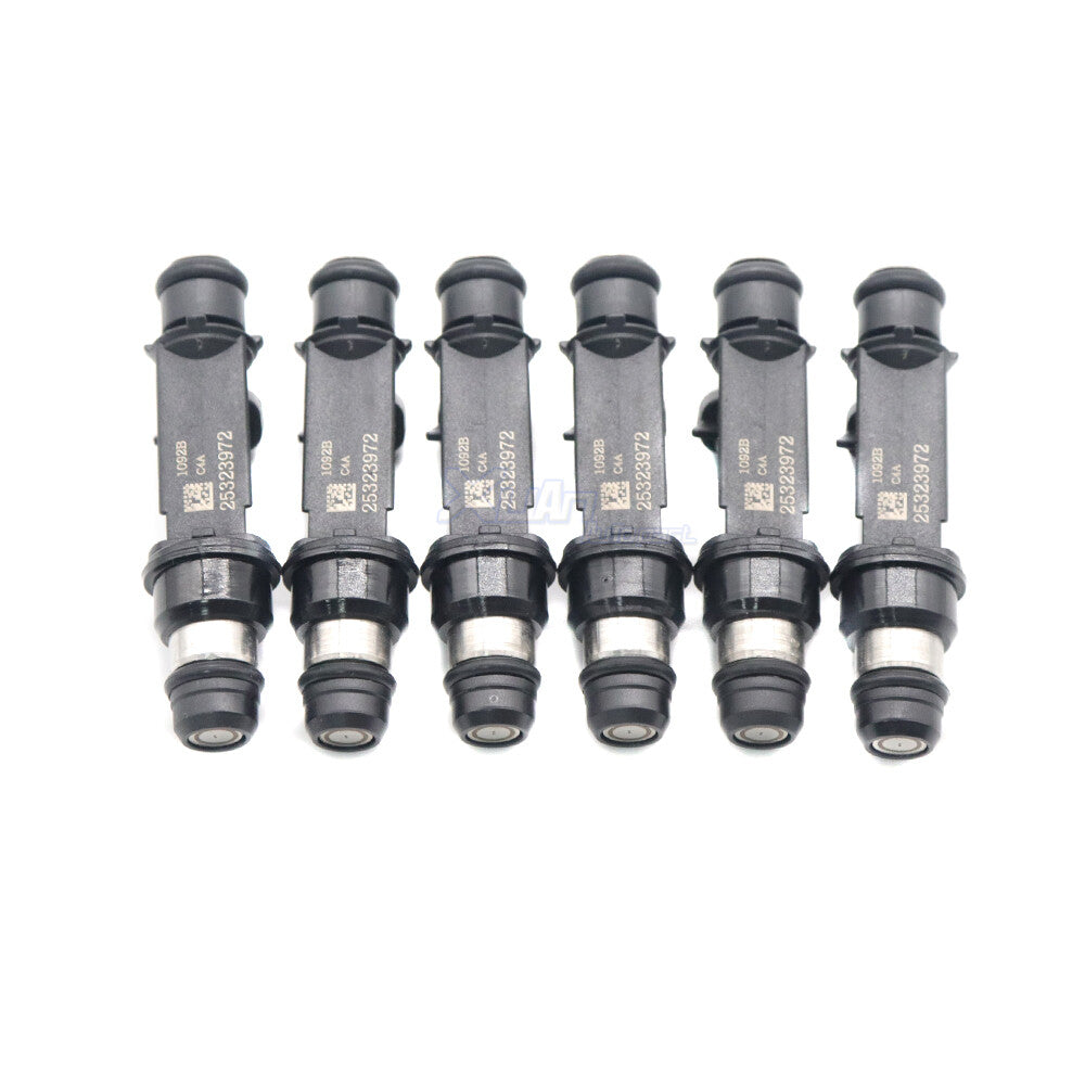 ya 1 8.5.2 25323972 832-11162 for 00-05 for Buick for Chevy for Pontiac 3.8 V6 Fuel Injectors Set (6)