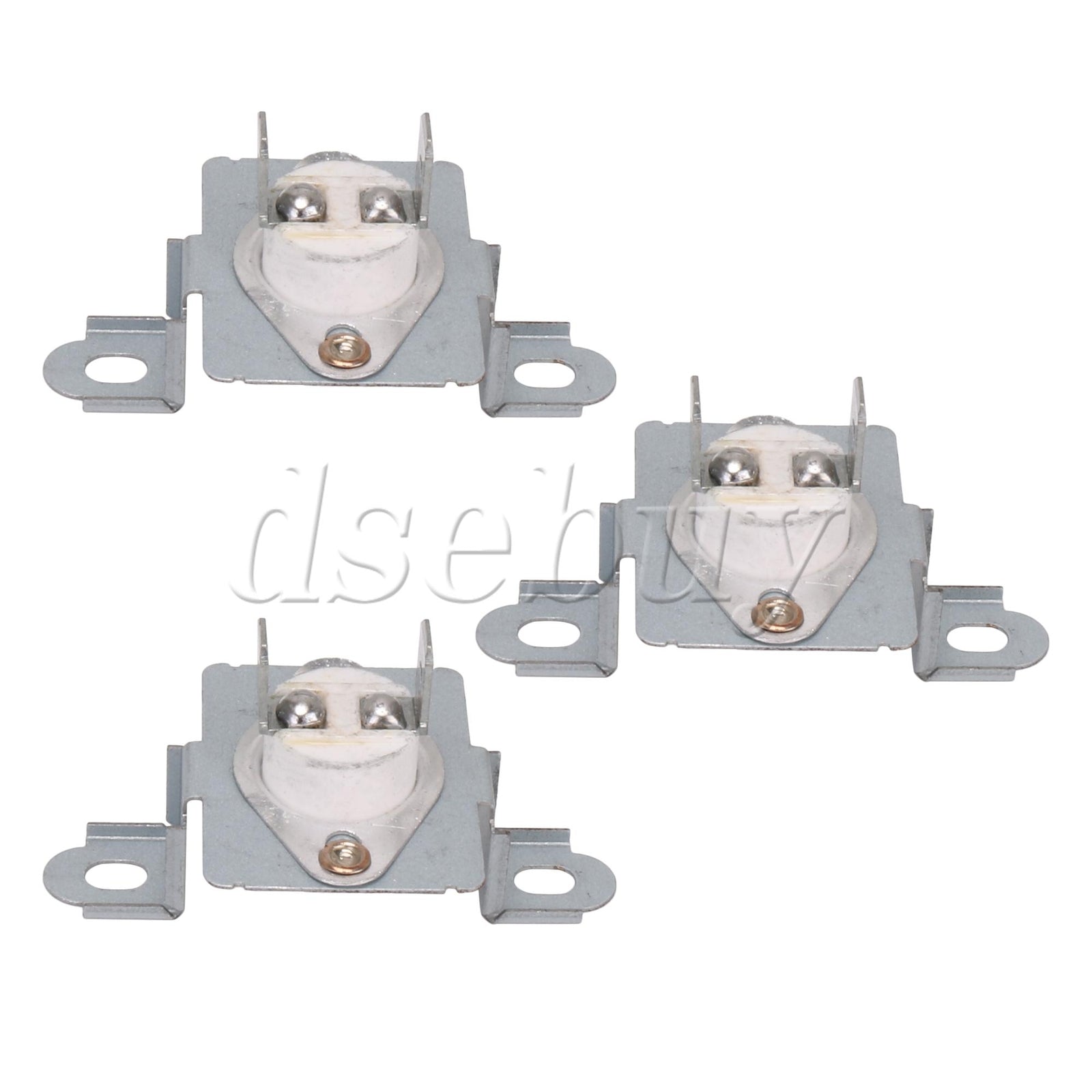 ya 26 3Pieces DC96-00887A Metal Silver Dryer Thermal Fuse Replace Parts PS11741829