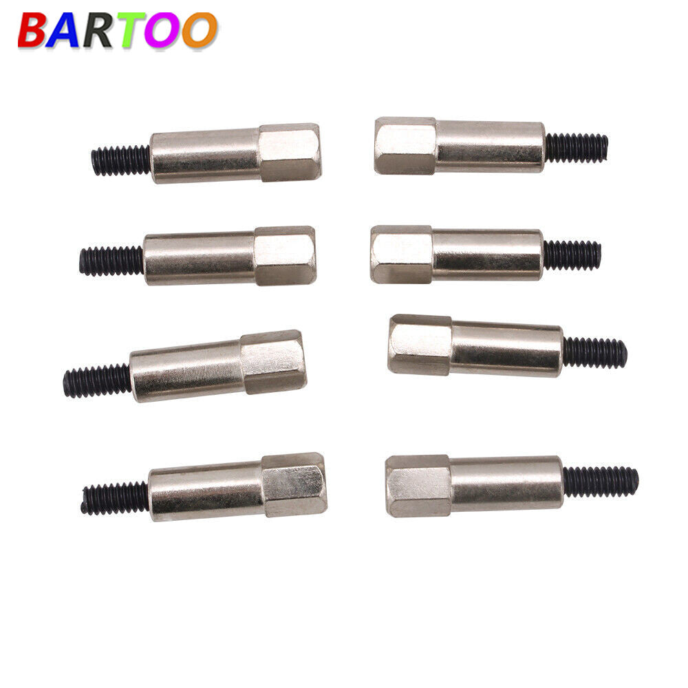 ya 11 6.5 8Pcs Chrome Valve Cover Bolt Set Small Block Accessories For 283 305 350
