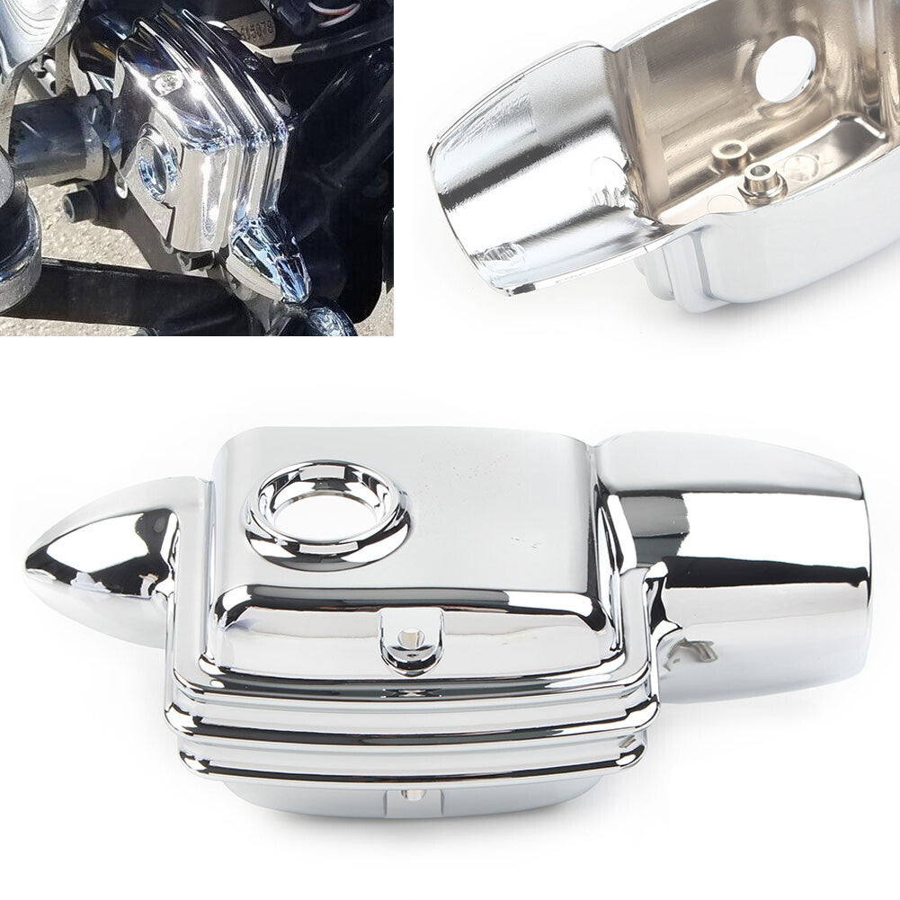 ya 5 8.7 Rear Brake Master Cylinder Cover Fit For Touring Electra Glide 2008-2021 Silver