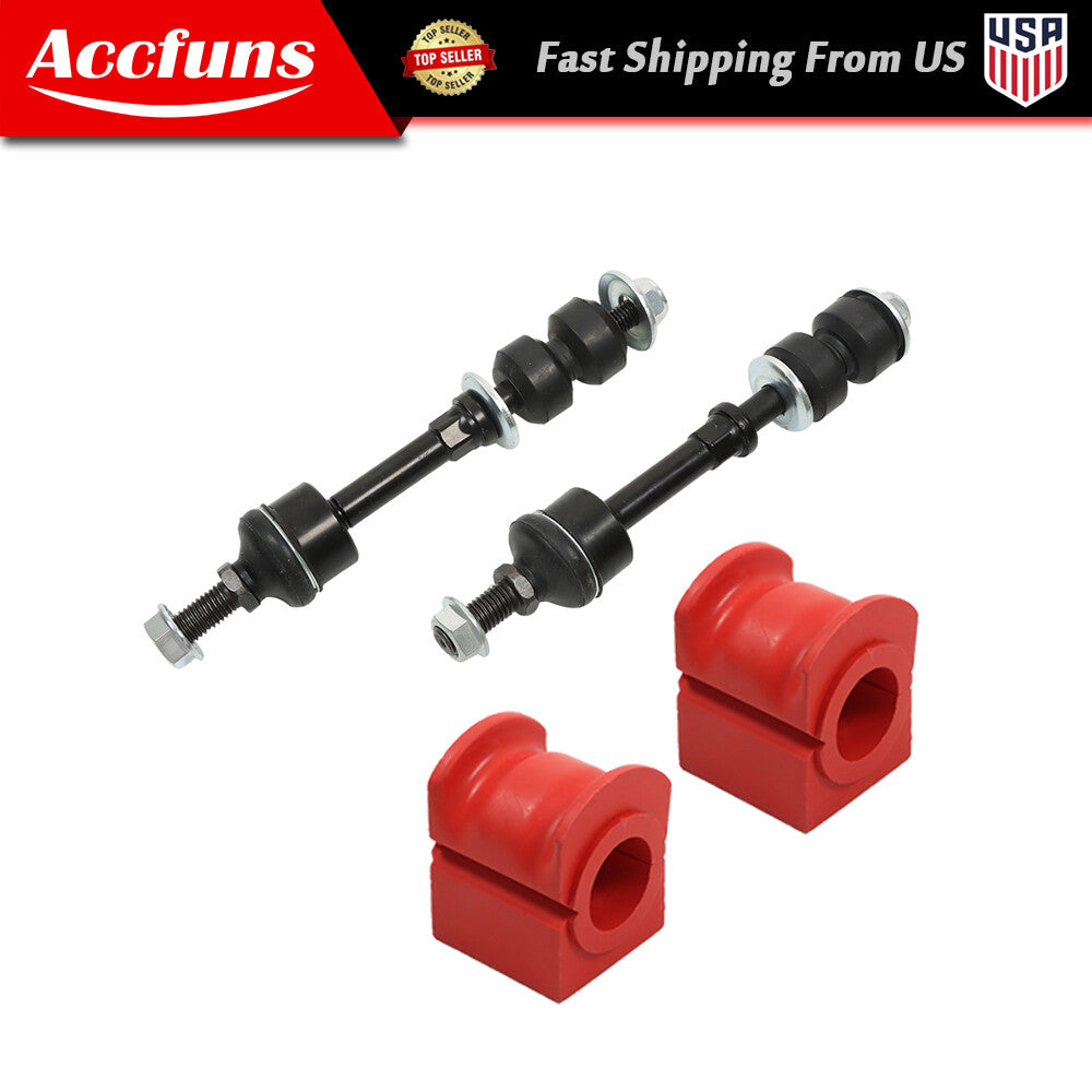 ya 8 5.27.2 4 Pieces for Ford F150 2005 - 2008 Front Sway Bar Links and Bushings K80337 K200331