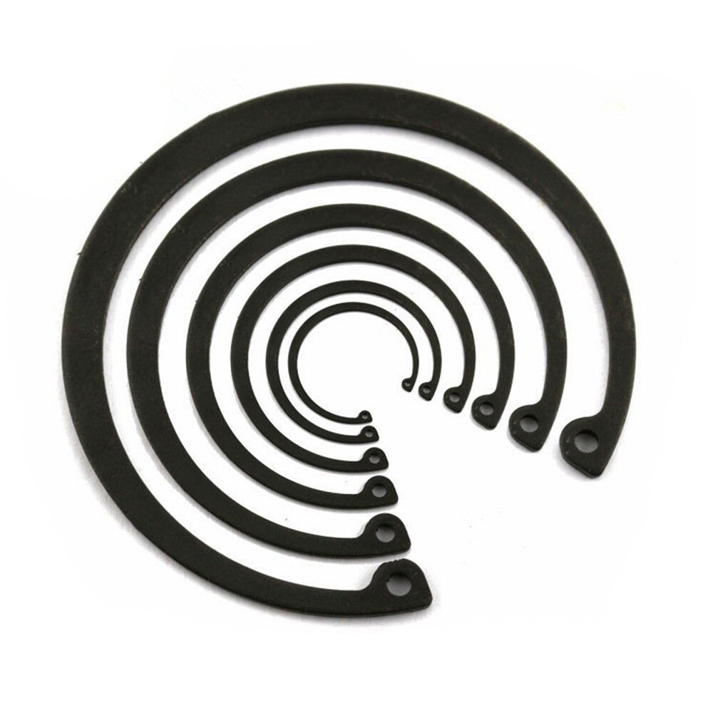 Select ×Î7mm - ×Î200mm Internal Retaining Rings Circlip Snap Ring 65MN Black Steel