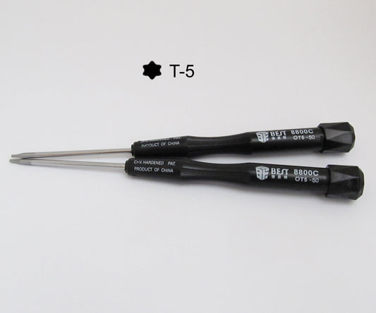ya 26 10pcs BEST 8800C-50 T5 Torx Pision Screwdriver Repair Fixing Open Tool