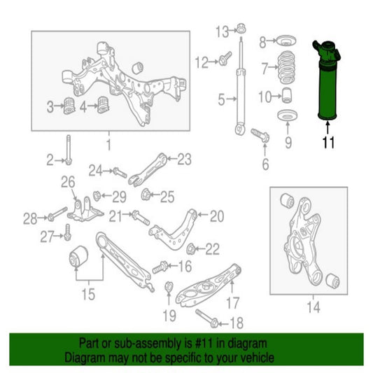 ya 1 7.4 Rear shock absorber bracket for universal Envision 16-20