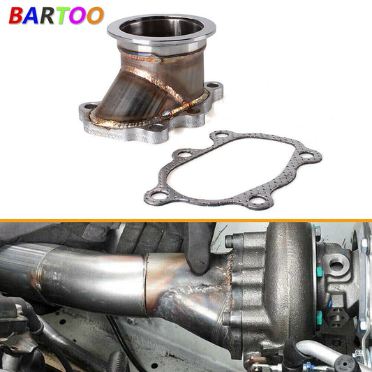 ya 3 6.25.2 Turbo Down GT25 GT28 T25 T28 5 Bolt Flange to 2.5 Inch 63mm V band Adapter