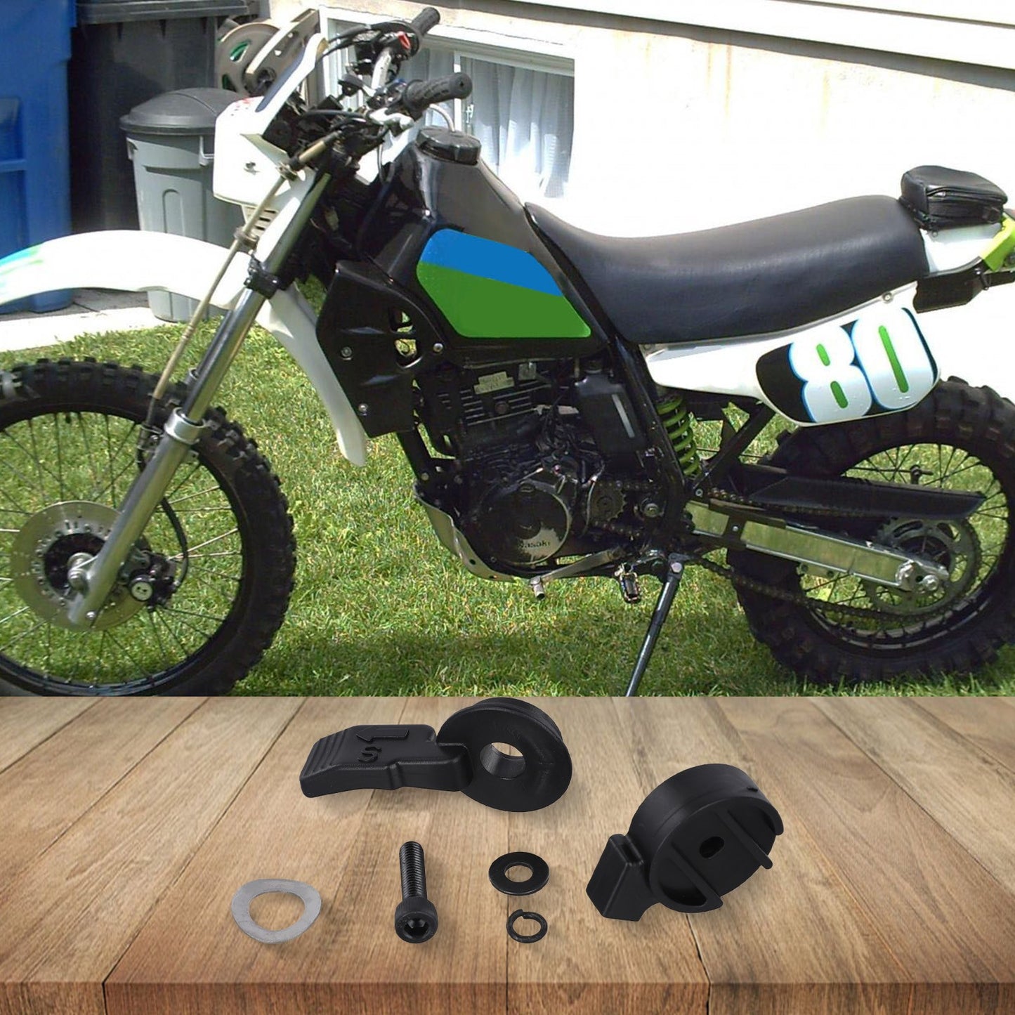 ya 14 Compatible Choke Lever Grip for KLR 650 250 KL600 with Improved Control