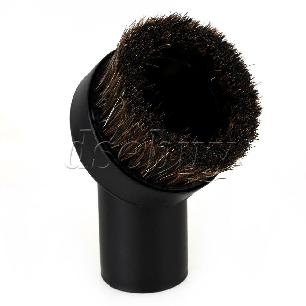 ya 25 Black Round 1.25 Vacuum Cleaner Attachment 25mm Horse Hair Dusting Brush