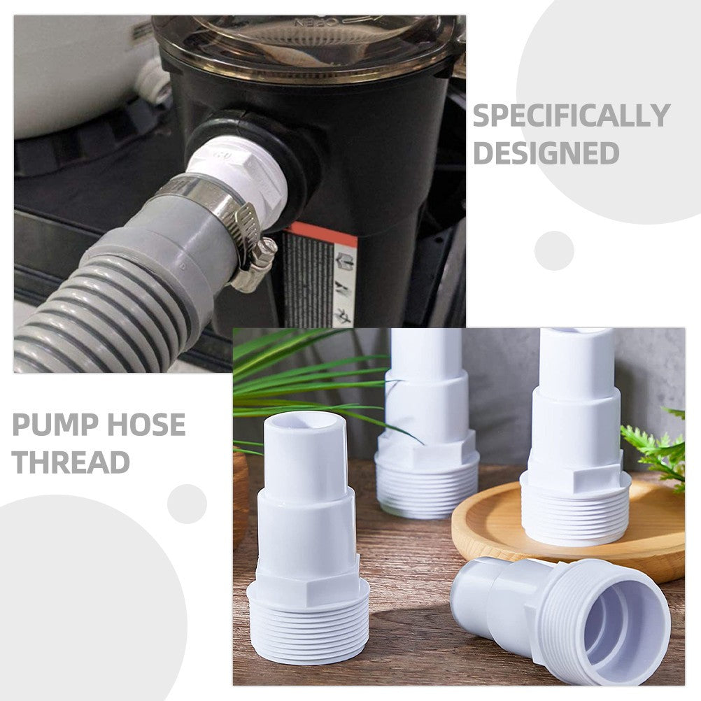 ya 14 2 Pcs Durable PP Swimming Pool Pump Hose Adapter Connector for Pool Parts