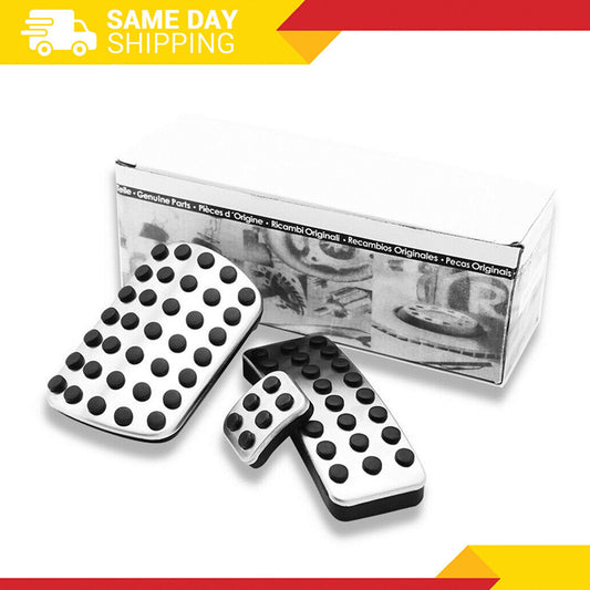 ya 9 6.5.2 2Pcs Brake Foot Pedal Accelerator Cover for Mercedes-benz W117 CLA-Class 2013-16