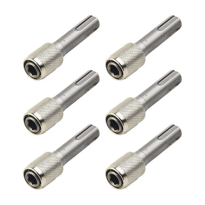ya 14 Metal Socket Adapter Pack 6PCS for SDS to Hex Shank Tool Compatibility