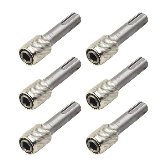 ya 14 Metal Socket Adapter Pack 6PCS for SDS to Hex Shank Tool Compatibility
