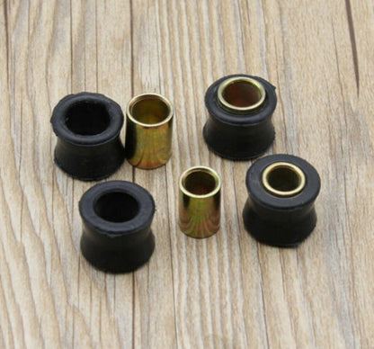 ya 5 8.7 4PCS Motorcycle Rear Shock Absorber Rubber Bush Ring Bike Spare Part 14mm black