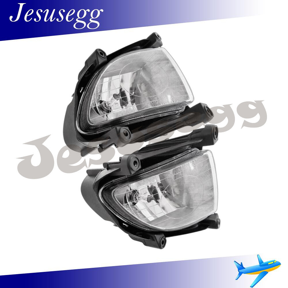 ya 13 5.27.2 Pair Fog Light Right+Left Side Clear Lens for Kia Sportage 2006 2007 2008