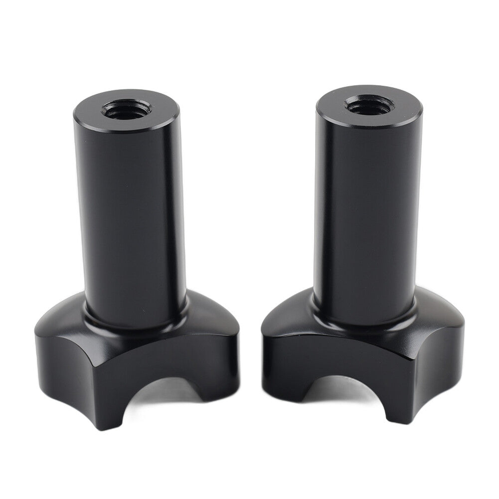 ya 5 8.7 3.5 Straight Handlebar Risers Black for Harley 1 Bar Dyna Sportster Softail