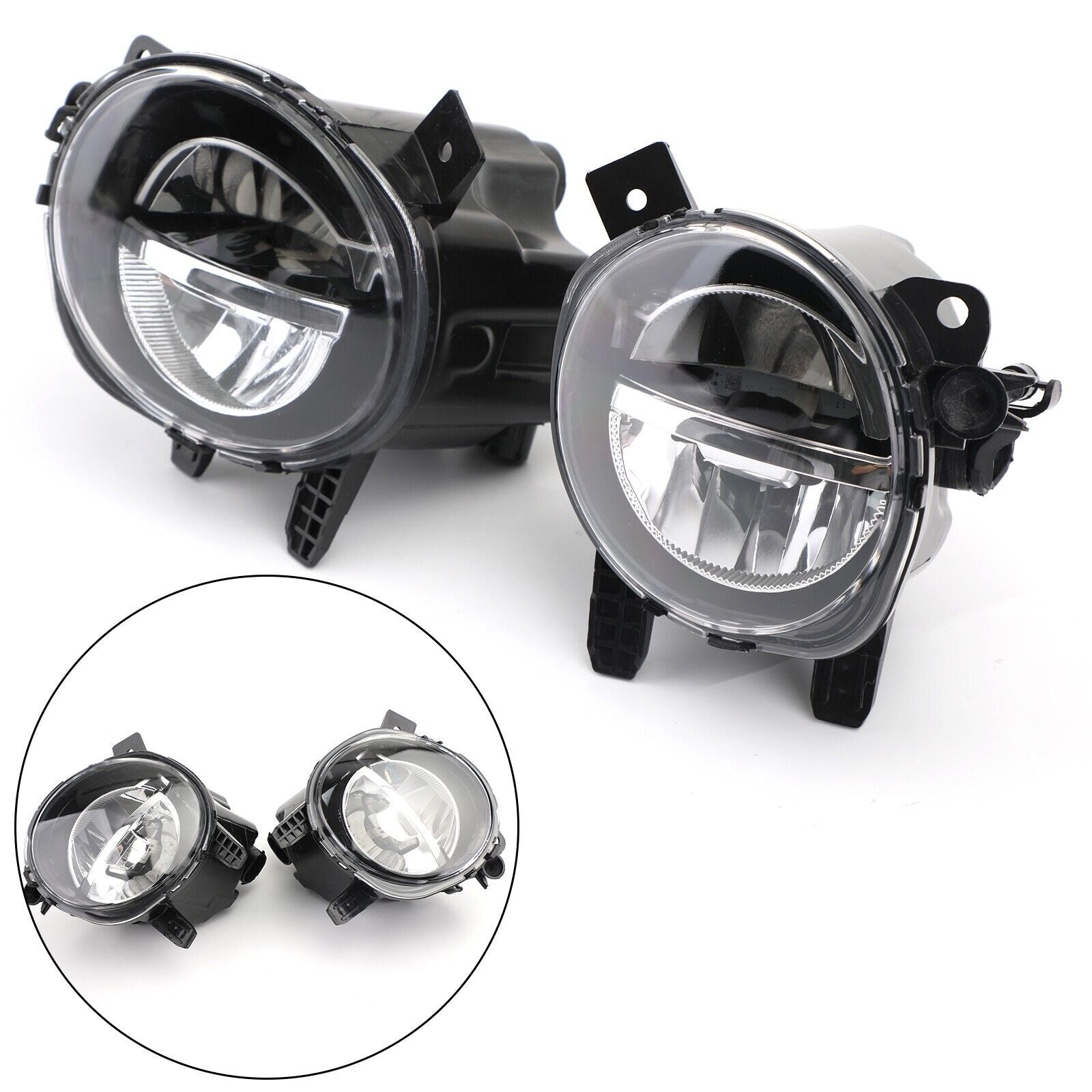 ya 1 8.5.2 Pair LED Fog Lamp Light For 3 F30 F35 2012 - 2018 63177315559 560 U1