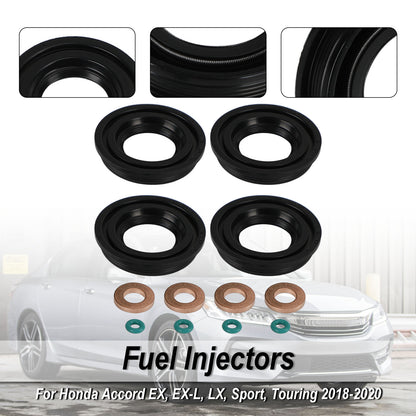ya 1 8.12 baidi 4PCS Injector Seals for Transit MK3 MK6 MK7 2.0 2.2 2.4 TDCI TDDI U1