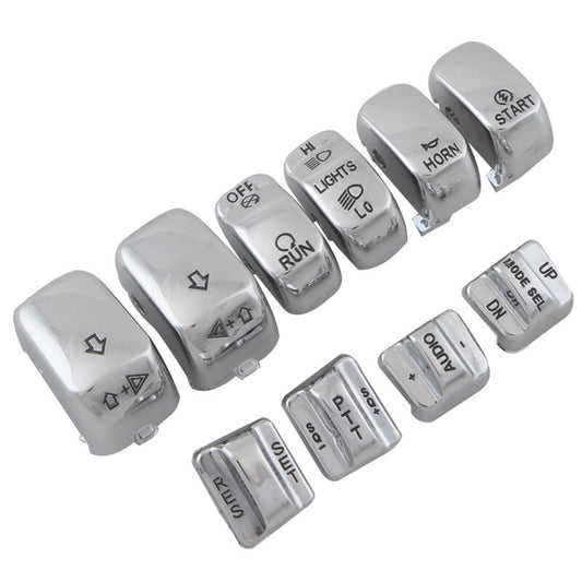 ya 1 7.4 10 Handheld Control Switch Cases Button Cap Craving for Harley Touring 96-13