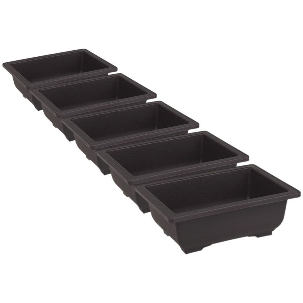 ya 14 5 Pcs Bonsai Pots tangular Flower Flowerpot Succulent Planter