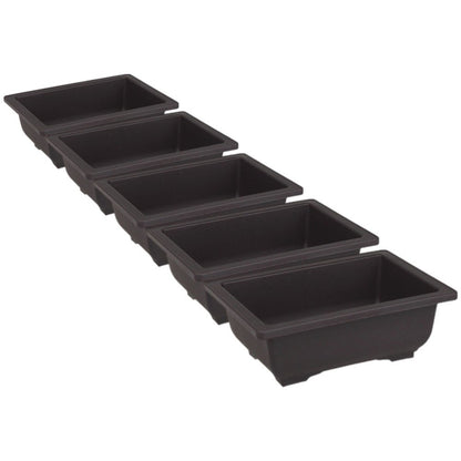 ya 14 5 Pcs Bonsai Pots tangular Flower Flowerpot Succulent Planter