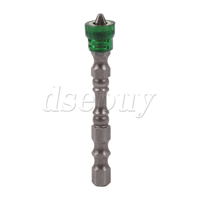 ya 26 50PCS n Magnetic Collar Design S2 Steel Screwdriver Bit w/ 1/4 Hex Shank