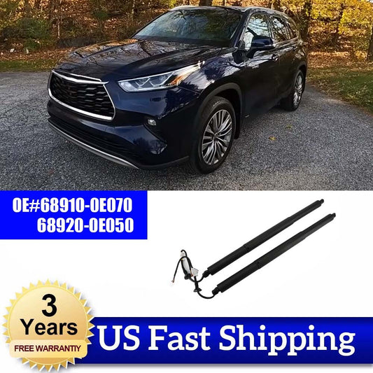 ya 10 5.29.2 Tailgate Lifter L+R 68910-0E070 68920-0E050 NEW for Toyota Highlander 21-23 22