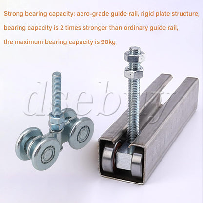 ya 14 Steel Trolley Hanger Rigid ings Roller Barn Door Sliding Dia 24mm H4-3