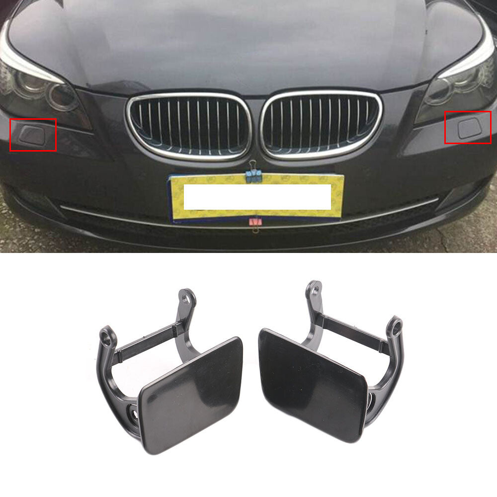 ya 27 6.18 2x for BMW E60 E61 525i 528i 530i Left & Right Headlight Washer Nozzle Cover Cap