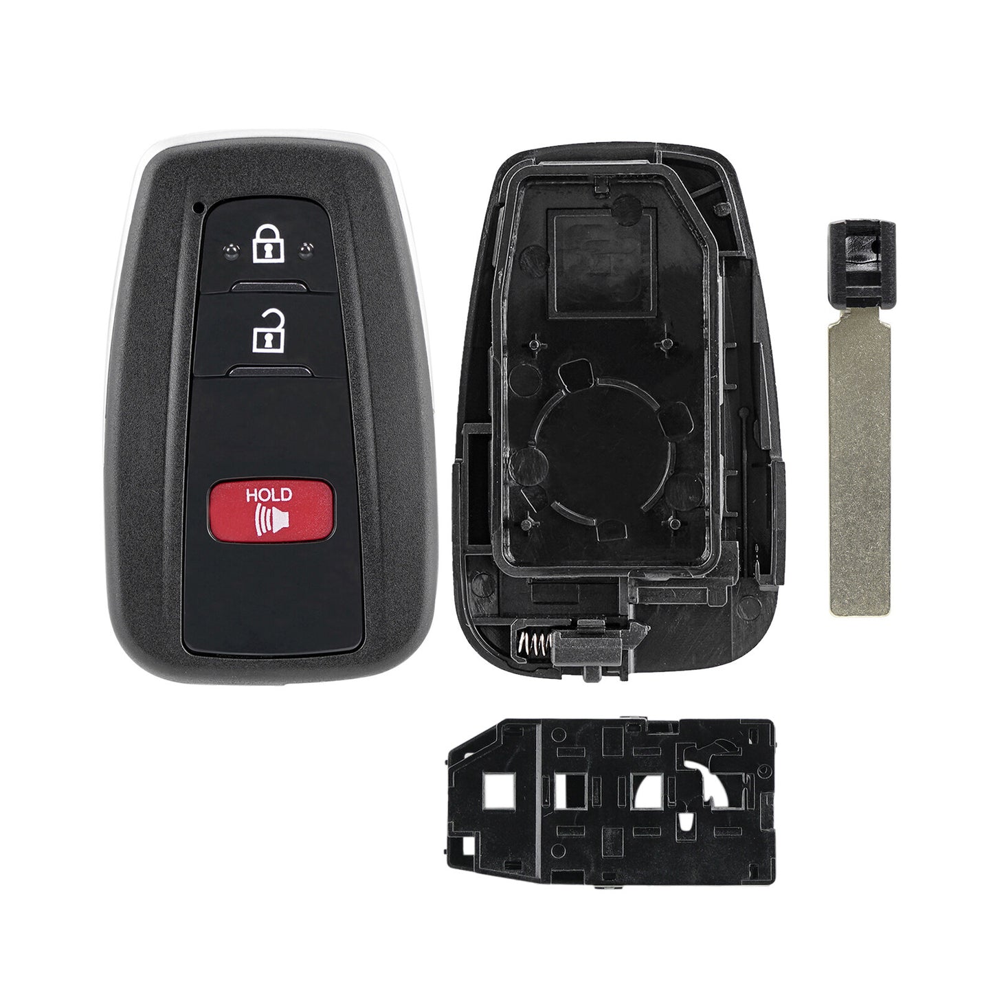 ya 5 8.7 Remote ABS Plastic Key Case Shell 3 Button for Toyota Pirus C V PHV HR 4 Runner
