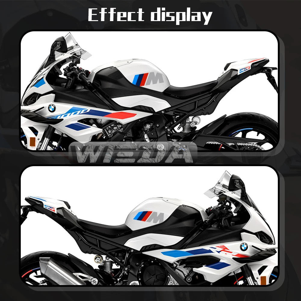 ya 2 7.16 for BMW S1000RR S 1000 RR 2023-2024 Body Fairing Decal Sticker Kit Blue Red