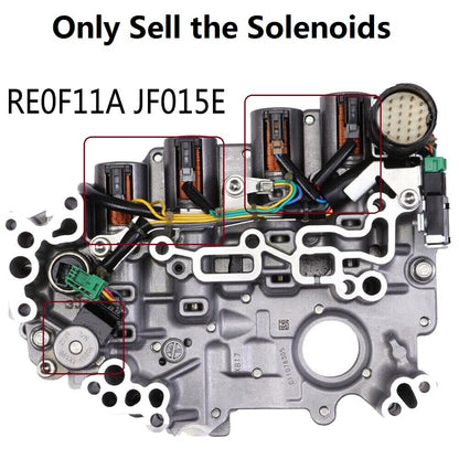 ya 5 8.7 JF015E RE0F11A CTV Transmission Solenoid Valve Kit for Nissan Note Tiida for Chevrolet