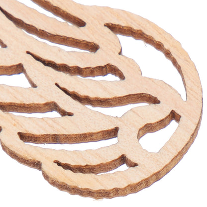 ya 25 100 Pcs Angel Wings Wooden DIY Chips Baby Unfinished Crafts Decor for Or ments