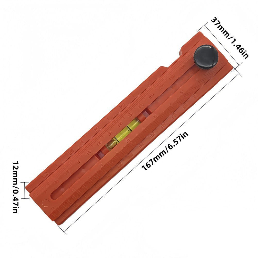 ya 15 10.20 Woodworker Marking Gauge Ruler 360 Degree Rotation Level Feature
