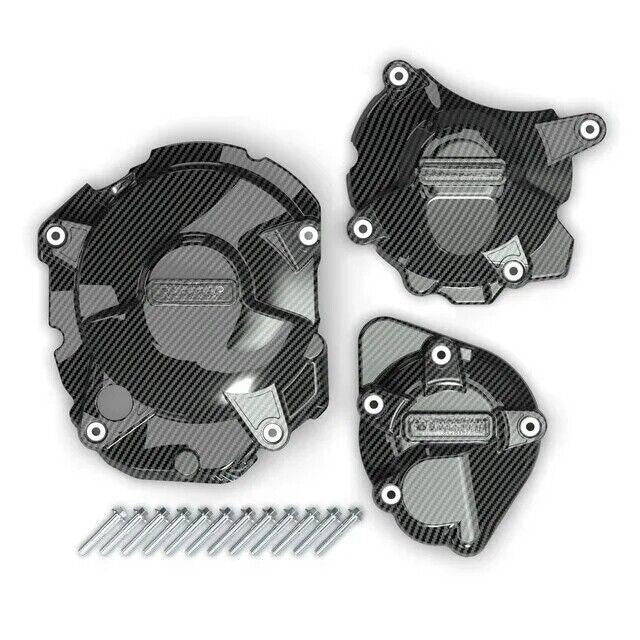 ya 1 7.4 Carbon Fiber Engine Protection Cover for Suzuki GSF600S Bandit 1995-2004