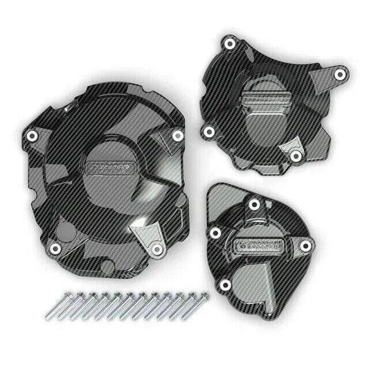 ya 1 7.4 Carbon Fiber Engine Protection Cover for Suzuki GSF600S Bandit 1995-2004