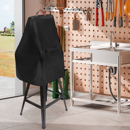 ya 25 10 Inch and 12 Inch Benchtop Bandsaw Cover with Handle and Storage Pockets