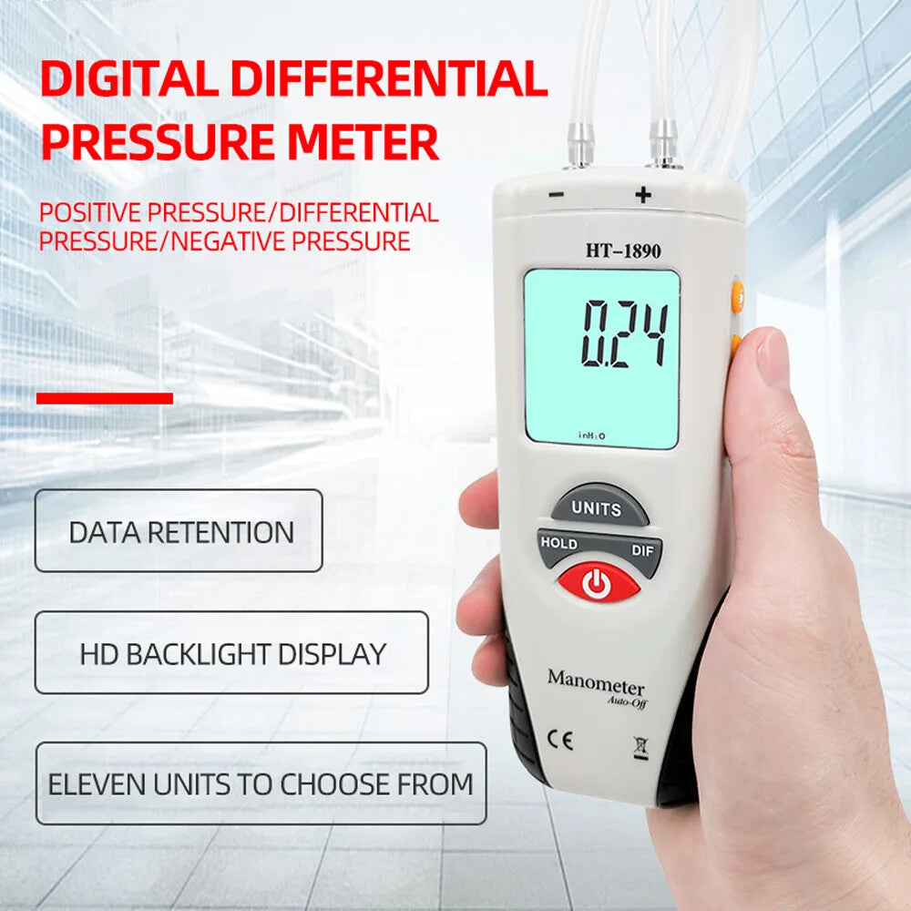 Digital Differential Pressure GaugeMicro Pressure Differential Pressure Gauge