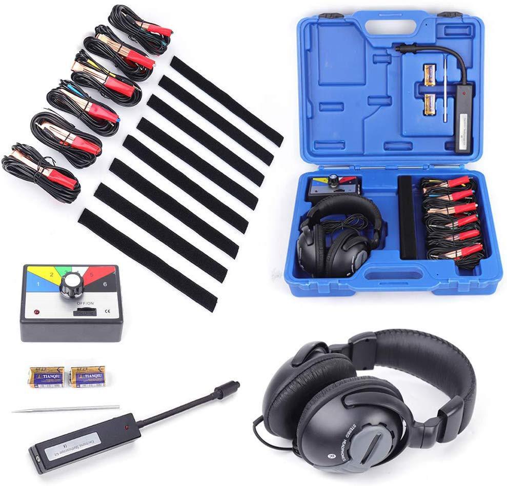 ya 26 Car Electronic Stethoscope Kit Auto Mechanic Noise Diagnostic Tool Six Channel