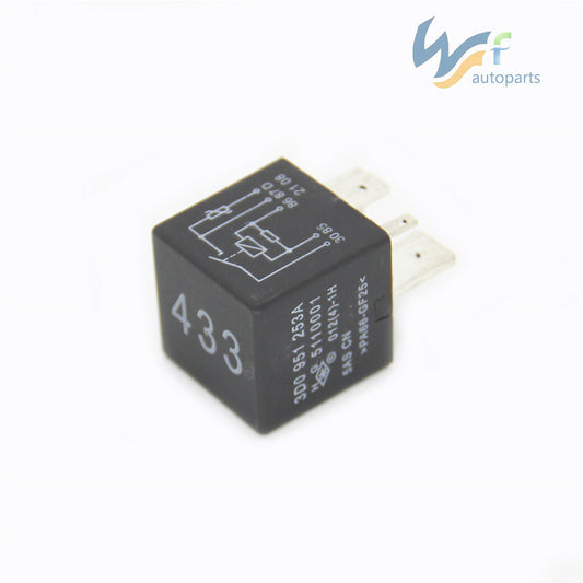 ya 2 7.15 Main current black relay-433 suitable for VW EOS for Golf Touareg for Audi A3 3D0951253A