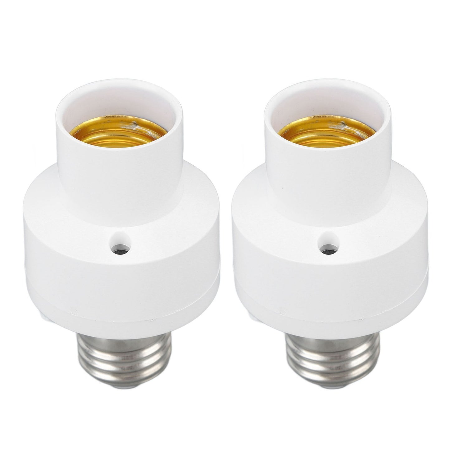 ya 14 ? White 2PCS Smart Light Bulb Socket Wireless Control Lamp Holder Voice