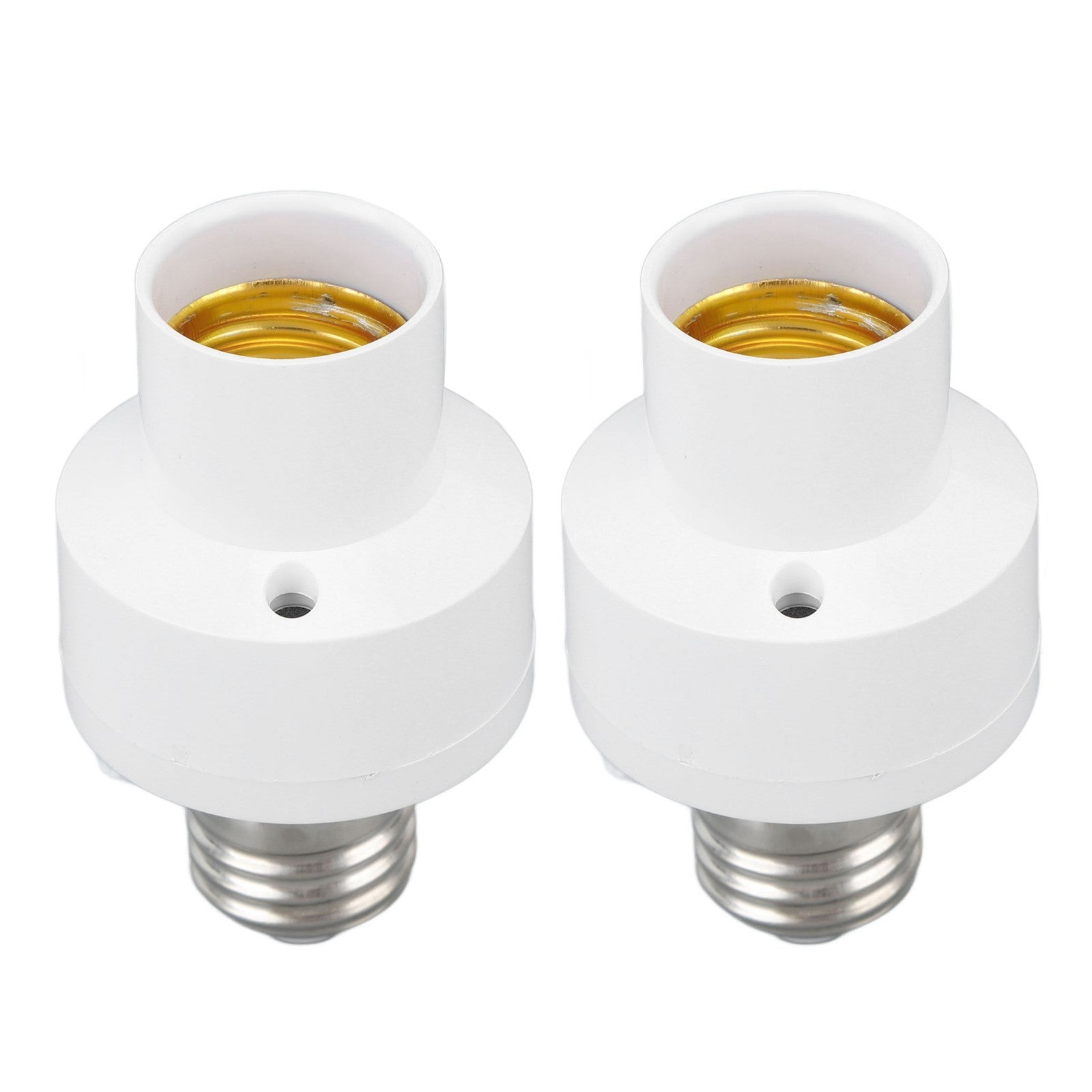 ya 14 ? White 2PCS Smart Light Bulb Socket Wireless Control Lamp Holder Voice