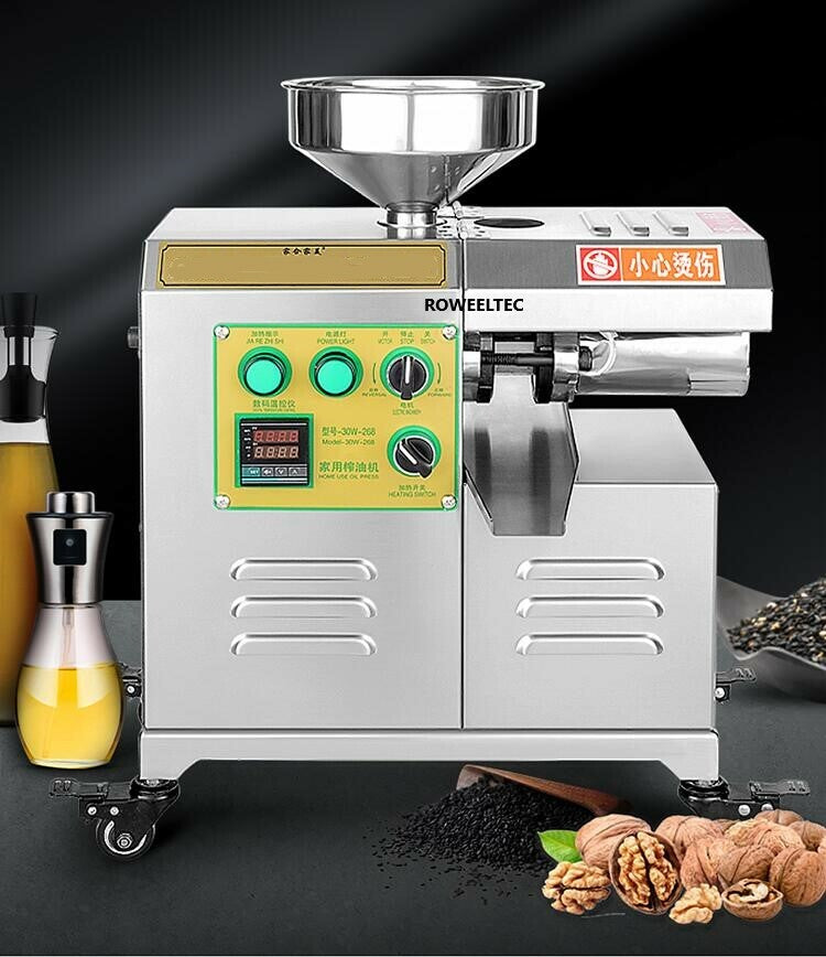 ya 26 Automatic Commercial Cold Oil Screw Press Seed Press Machine Stainless Steel O