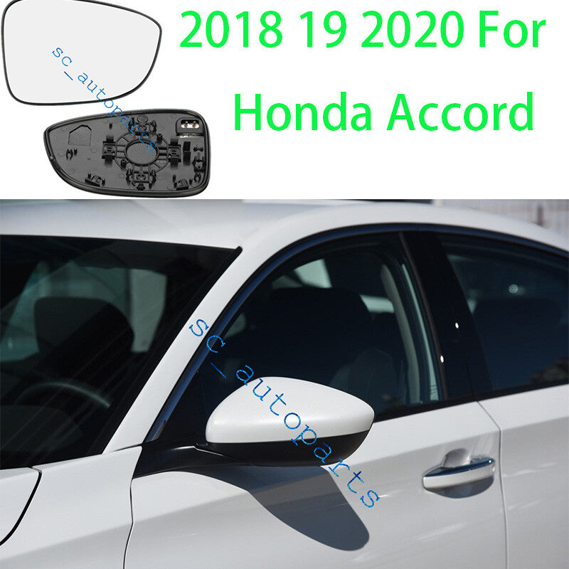 ya 1 8.12 baidi 18 19 2020 for Honda for Accord right passenger side heated heated mirror glass 1 piece 
