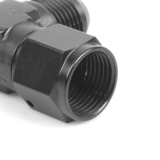 ya 2 7.16 Black AN10 10-AN Female to 2x AN10 10-AN Male 3-Way Tee T-Piece Fitting Adapter