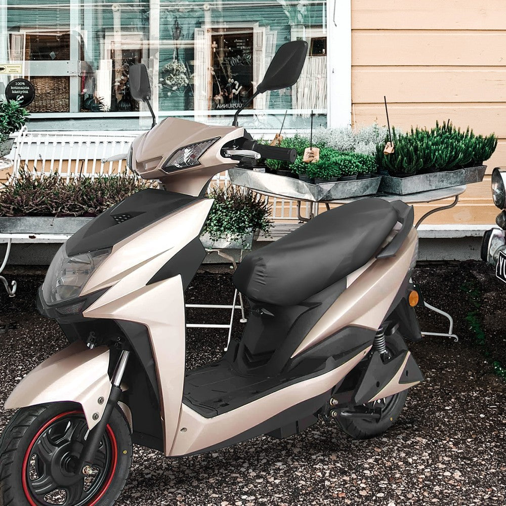 ya 5 8.7 2pcs Waterproof Motorcycle Electric Vehicle Pad Cushion (Black)